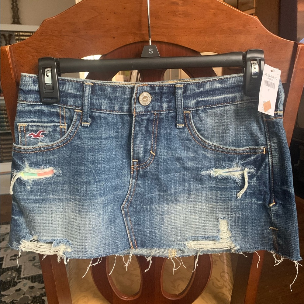 Hollister Denim Skirt NWT Size 00